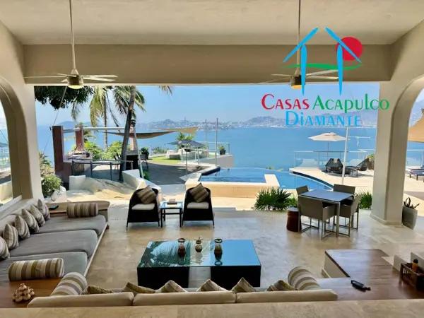 Casa con alberca privada, jacuzzi y vista al mar en Marina Brisas