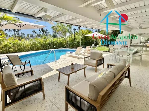 Casa en renta vacacional con alberca privada en Villas Princess