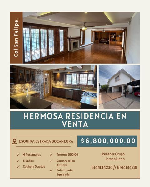 Casa Comercial en Venta en San Felipe, Chihuahua