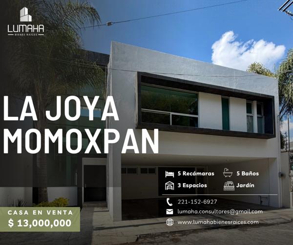 Casa en venta en Santiago Momoxpan, San Pedro Cholula, Puebla