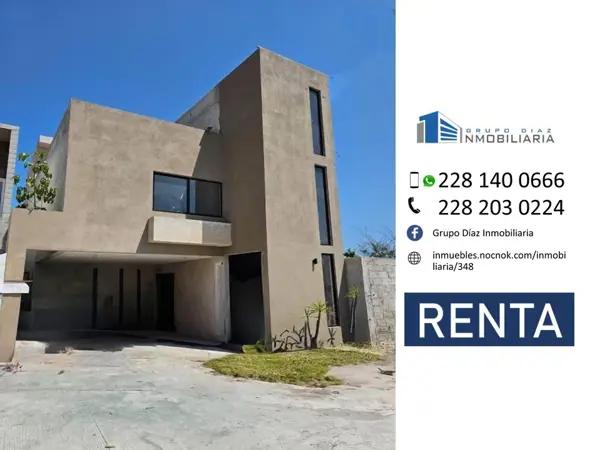 Casa en renta en Morada del Quetzal (Tres Pasos), Emiliano Zapata, Veracruz de Ignacio de la Llave