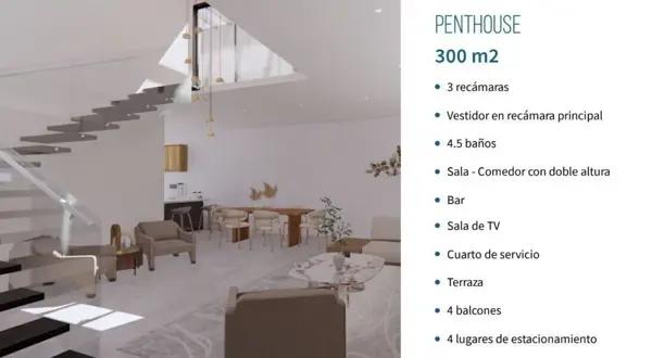 Penthouse  en venta en Jilotzingo, Atizapán
