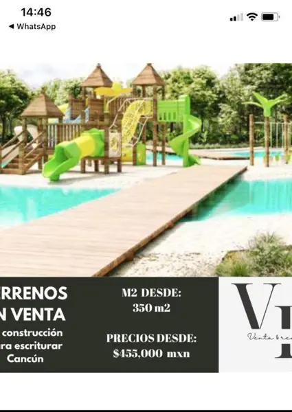 Venta de terrenos en Cancún