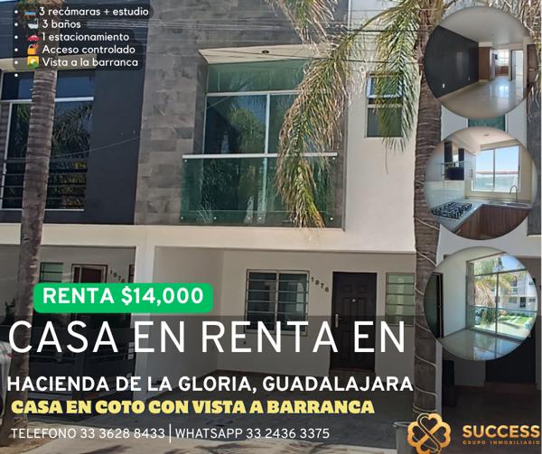 Casa en Renta – Hacienda de la Gloria, Guadalajara