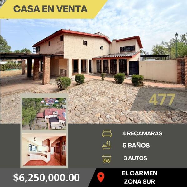 Casa en venta en el carmen