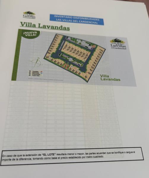 Terreno en laz Villas