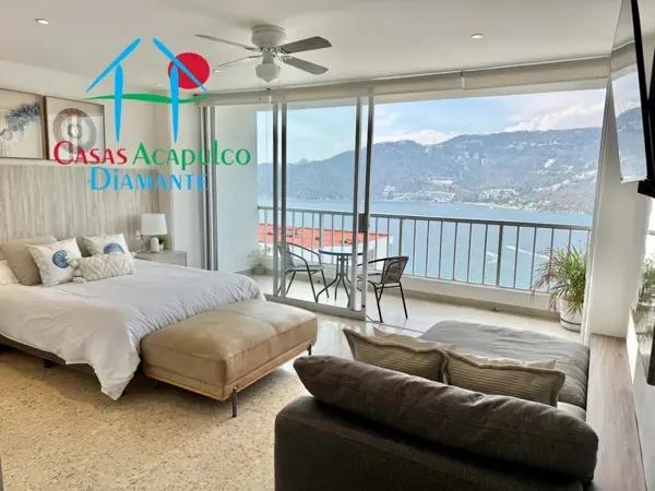 Departamento con 2 recámaras y terraza con vista al mar Departamento con 2 recámaras y terraza con vista al mar