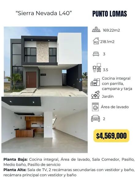 Casa nueva en venta en el Fracc Punto Lomas Casa nueva en venta en el Fracc Punto Lomas