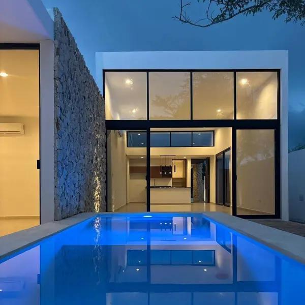 CASA EN VENTA EN CONKAL DE UN PISO, MERIDA YUCATAN