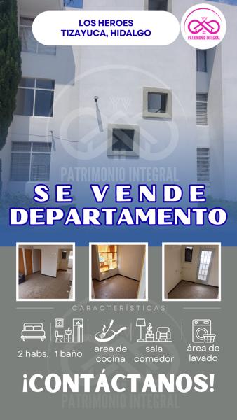 departamento en los heroes tizayuca