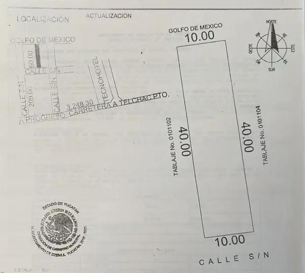 Terreno en Venta, en San Benito, Chicxulub, Progreso Terreno en Venta, en San Benito, Chicxulub, Progreso