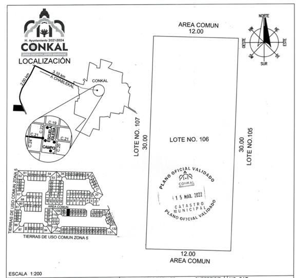 Terreno en venta, en Mérida, Conkal Terreno en venta, en Mérida, Conkal