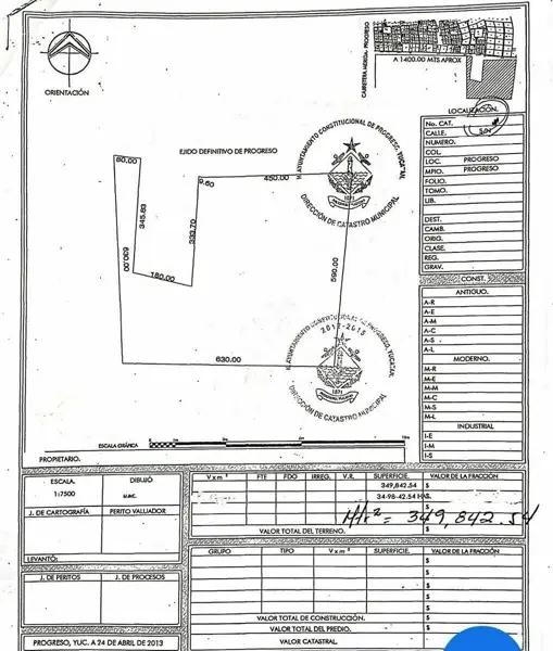 Terreno en venta,Merida,Paraiso Terreno en venta,Merida,Paraiso