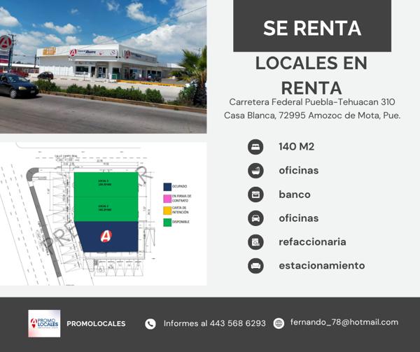 ¡Tu negocio merece estar en el punto estratégico de Amozoc!