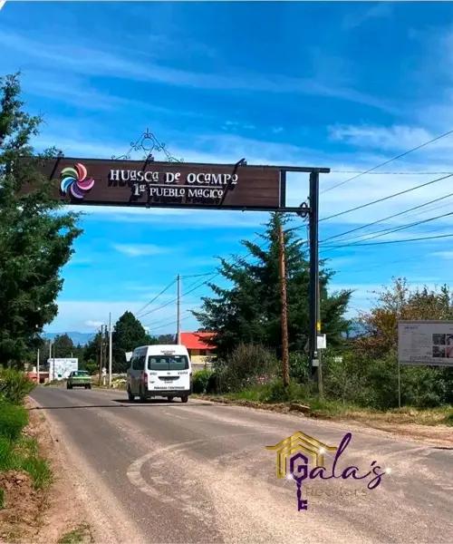 Terreno en el crucero de Huasca!
