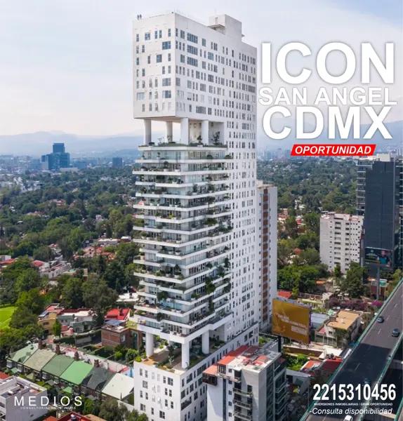 DEPTO EN REMATE EN TORRE ICON SAN ANGEL, CDMX, GRAN OPORTUNIDAD, NEGOCIABLE