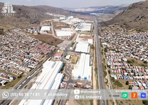 Terreno Industrial dentro de parque en Huehuetoca