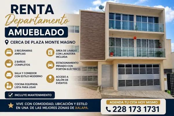 Departamento amueblado monte magno