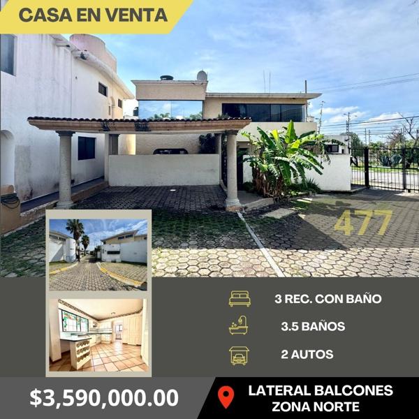 CASA EN VENTA EN LATERAL BALCONES CASA EN VENTA EN LATERAL BALCONES