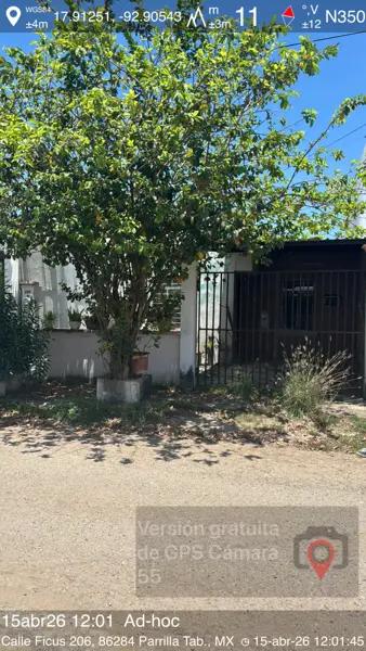 Casa en venta en Parrilla, Centro, Tabasco