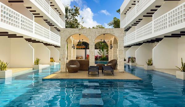Departamento TULUM con acceso directo a la alberca (Swim-Up)