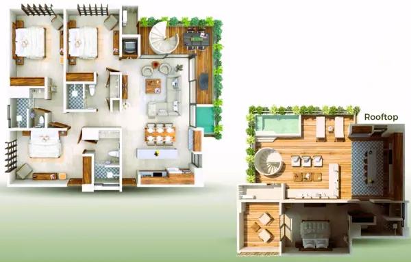 Departamentos en Venta en Aldea Zama, Tulum
