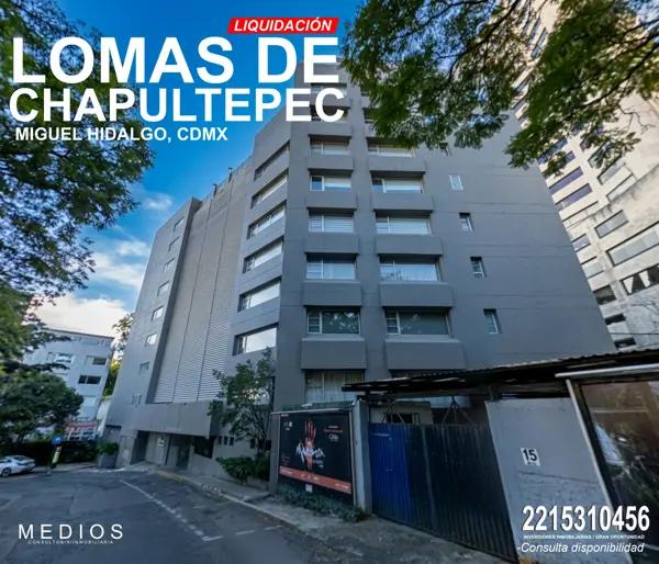 REMATE DEPTO EN LOMAS DE CHAPULTEPEC, CDMX, A MINUTOS DE POLANCO Y PASEO DE LA REFORMA