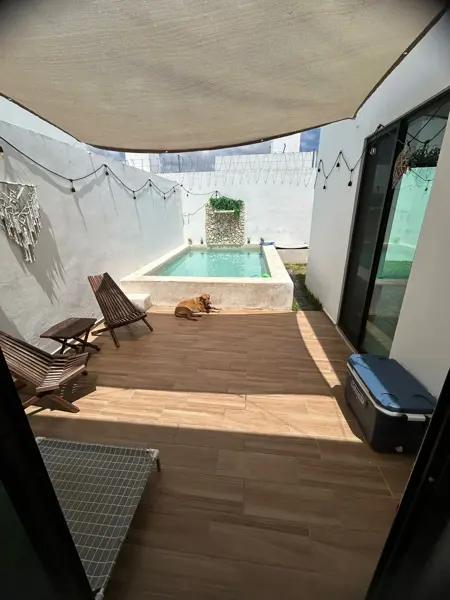 CASA CON ALBERCA PRIVADA EN CANCUN ,CONJUNTO ANDRIA