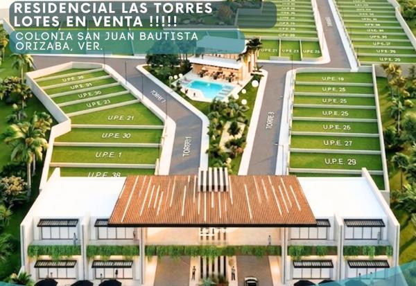 TERRENOS RESIDENCIAL LAS TORRES
Orizaba Veracruz