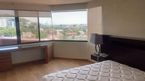 Penthouse en renta con terraza y jacuzzi en Jardines en la Montaña Tlalpan