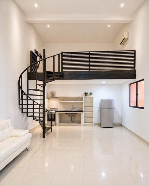 DEPARTAMENTO-LOFT EN RENTA, EL CERCADO SANTIAGO NL