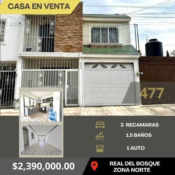 Casa en Venta en Real del Bosque, León: Oportunidad Habitacional en Guanajuato Casa en Venta en Real del Bosque, León: Oportunidad Habitacional en Guanajuato