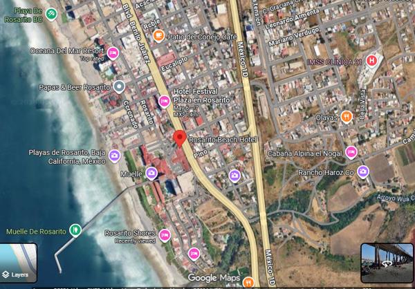 Venta Terreno frente al mar en Playas del Rosarito, Rosarito Baja California