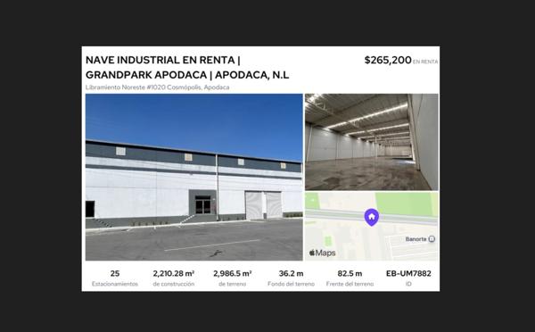 Bodega en Renta en GrandPark, Apodaca, Nuevo León
