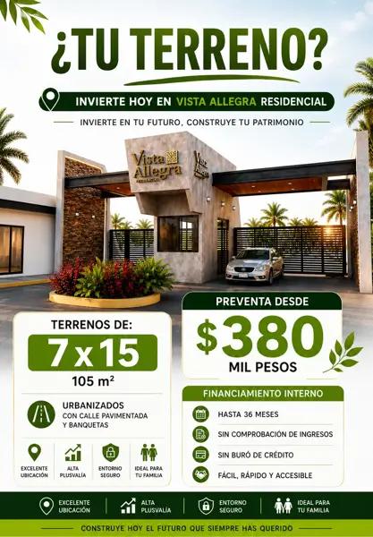 Invierte hoy en Vista Allegra Residencial desde $380,000 Invierte hoy en Vista Allegra Residencial desde $380,000