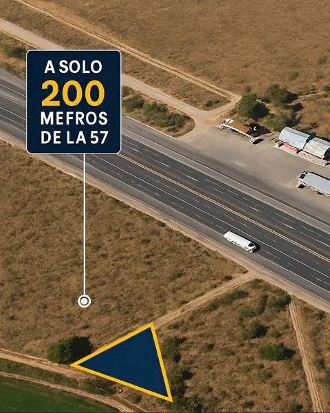 Terreno Industrial en Venta de 2,179m² en El Sauz Pedro Escobedo
