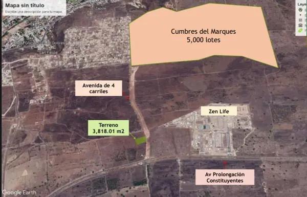 TERRENO EN VENTA EN CUMBRES DEL MARQUES TERRENO EN VENTA EN CUMBRES DEL MARQUES