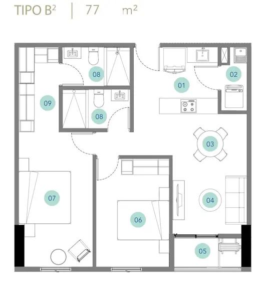 Departamentos en Venta en Chepevera
