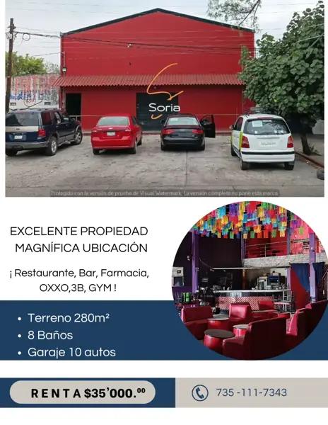 BODEGA EN RENTA  CUAUTLA MORELOS 

 CUAUTLIXCO