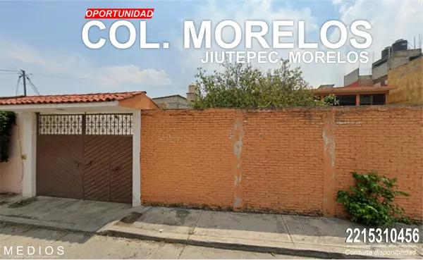 REMATE DE CASA CON AMPLIO JARDIN EN COL. MORELOS, JIUTEPEC, PRECIO NEGOCIABLE, OPORTUNIDAD