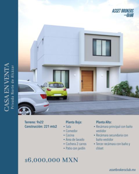 CASA EN VENTA PRIVADA NORTE ALCAZAR