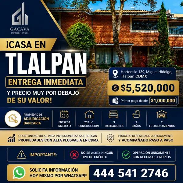 ?? Casa en Venta en Tlalpan CDMX | Entrega Inmediata | 3 Recámaras | Oportunidad de Inversión ?? Casa en Venta en Tlalpan CDMX | Entrega Inmediata | 3 Recámaras | Oportunidad de Inversión
