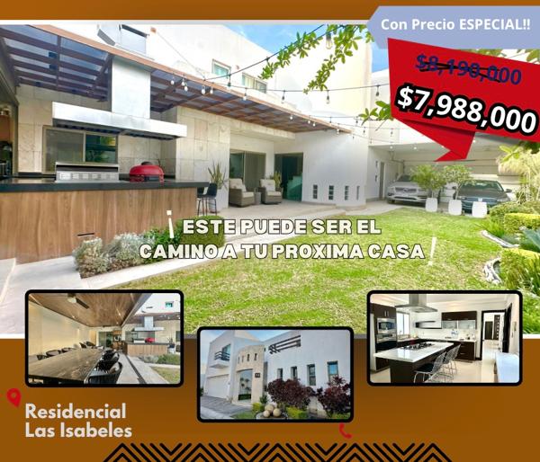 FABULOSA CASA EN RESIDENCIAL LAS ISABELES TE ESPERA PARA SER TU NUEVO HOGAR!!