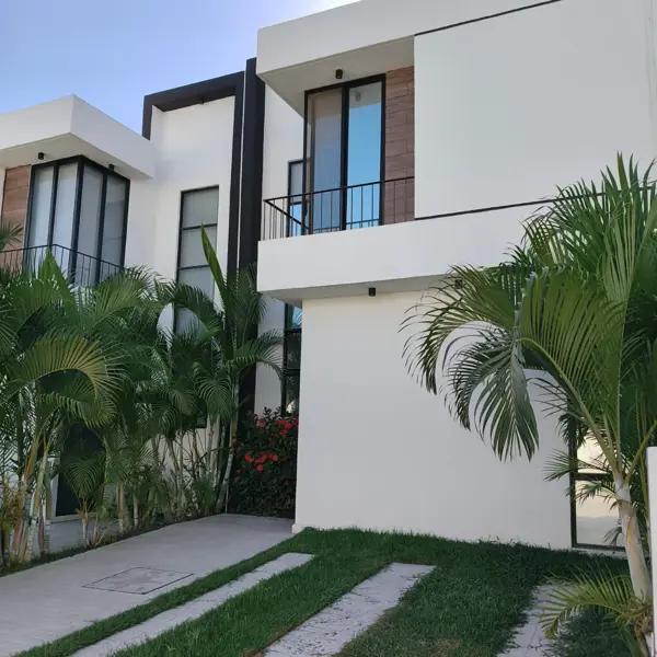 Hermosa casa de 3 récamaras en renta en Aldea Hortus – Bahía de Banderas, Nayarit