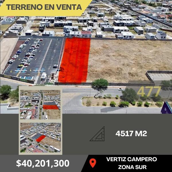 Terreno Comercial en Venta en Vértiz Campero, León, Guanajuato