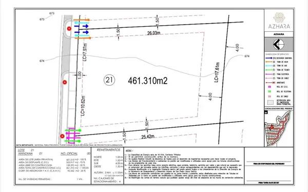 TERRENO EN VENTA AZHARA