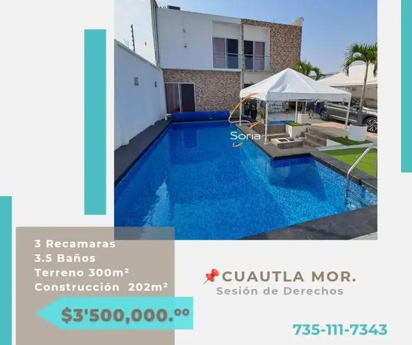CASA EN CUAUTLA MORELOS 
SESION DE DERECHOS