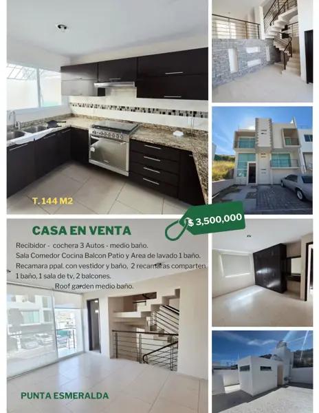 Casa en Venta en Punta Esmeralda, Corregidora, Querétaro - Residencia en Comunidad Cerrada