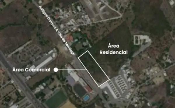 TERRENO COMERCIAL EN VENTA SOBRE ANTIGUO CAMINO A VILLA DE SANTIAGO