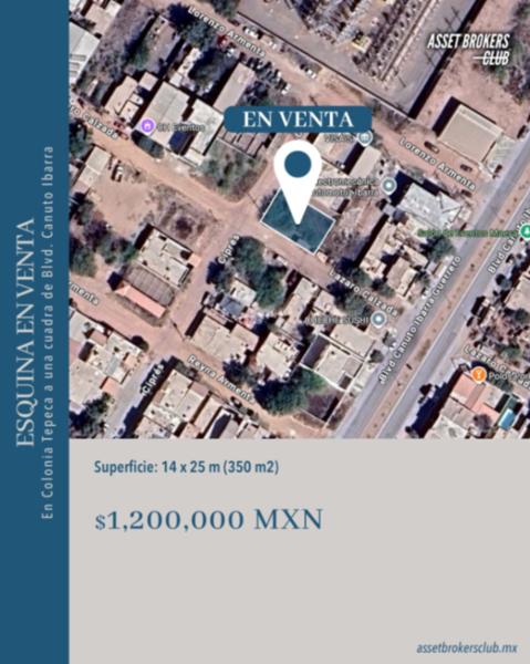 TERRENO EN VENTA COLONIA TEPECA
